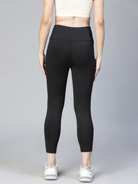 Laser Cut Leggings Black