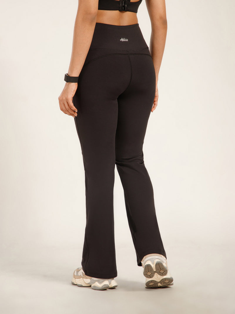 Defined Flare Pant Black
