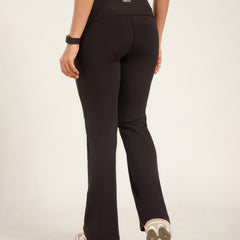 Defined Flare Pant Black