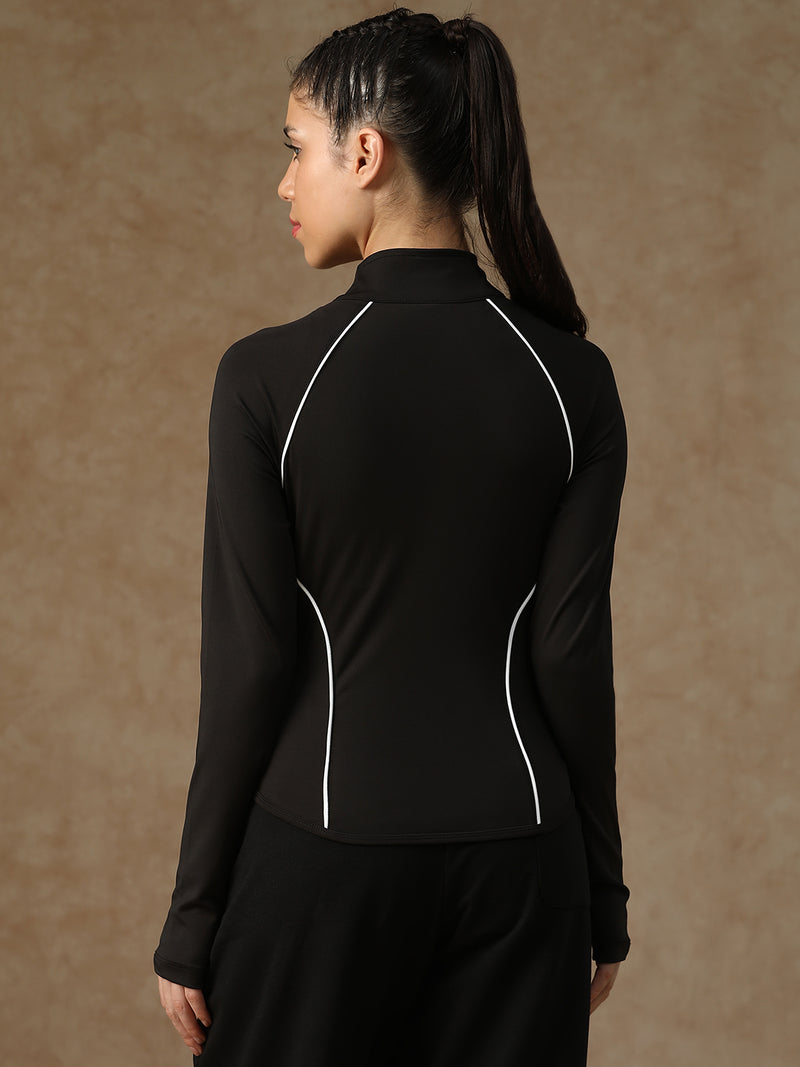 Flow Piping Jacket Black
