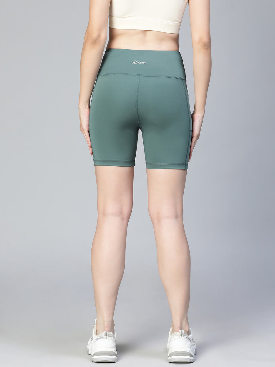 Stealth Active Shorts Forest Green