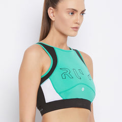 Run Sports Bra Green