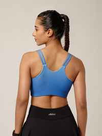 Twin Strap Sports Bra Blue