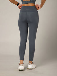 Laser Cut Leggings Gray