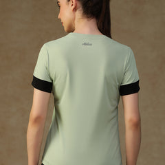 Contrast Tone T-Shirt Olive