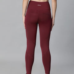 Sangria Stride Legging Maroon