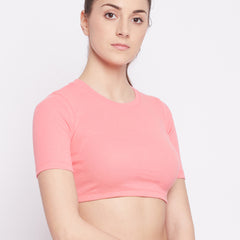 Everyday Cropped Tee Pink