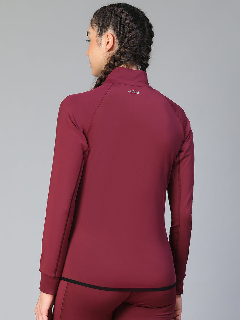 Verve Jacket Maroon