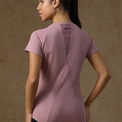 V Panel T-Shirt Lavender