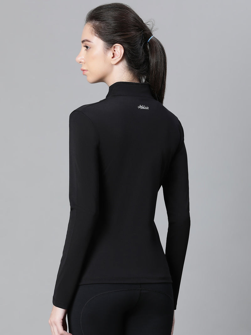 Side Stripe Jacket Black