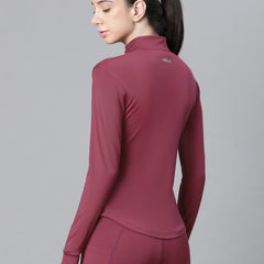 Contour Short Jacket Maroon