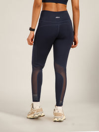 Flex Mesh Legging Navy