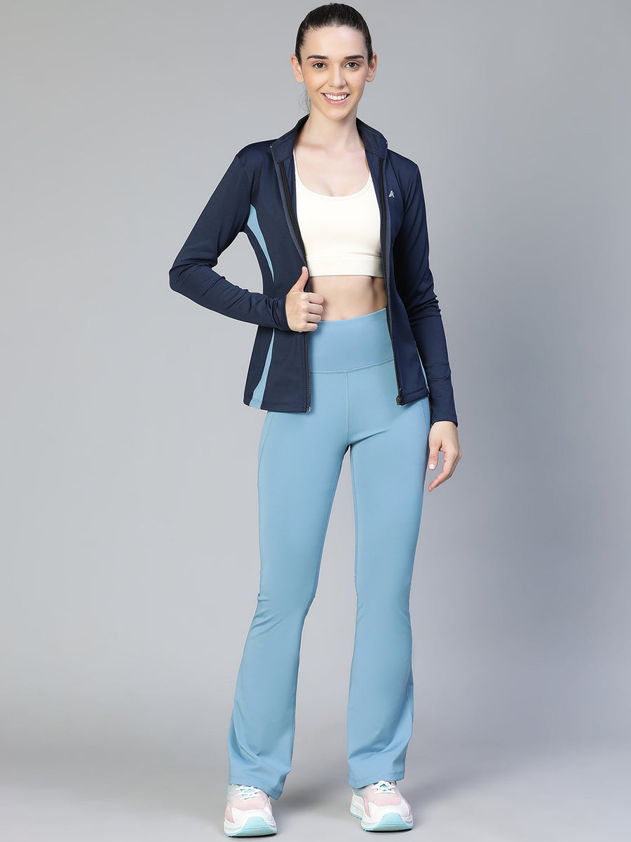 Side Stripe Jacket Navy Sky Athlisis Sports