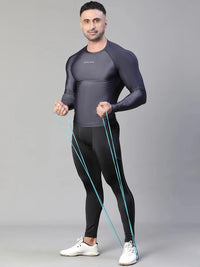 Nylon Basic Compression Tights Black Athlisis Sports