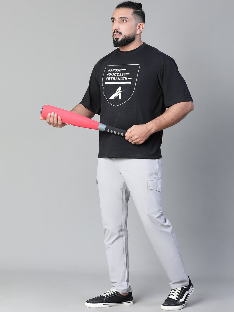 S³ Oversized T-Shirt Black