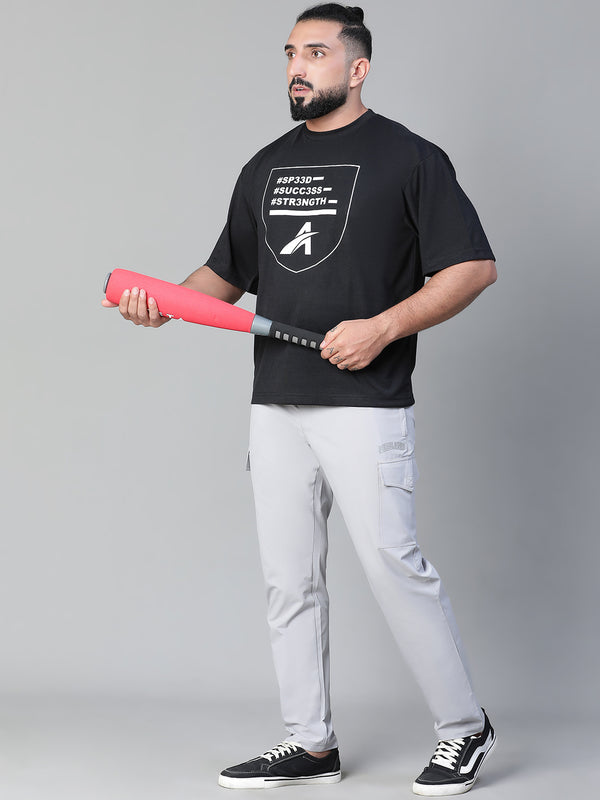 S³ Oversized T-Shirt Black