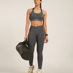 V-Front Legging Gray