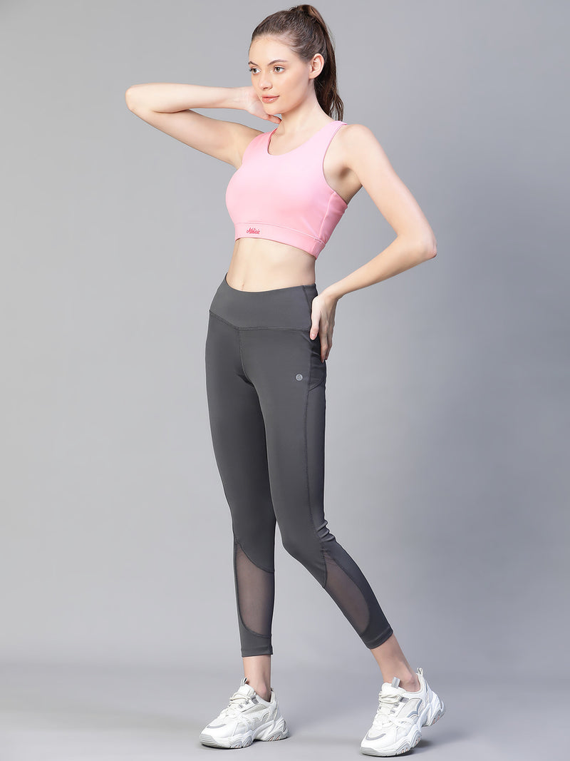 Vapor Mesh Legging Gray