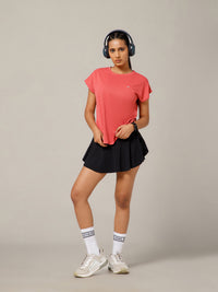 Cap Flow T-Shirt Coral
