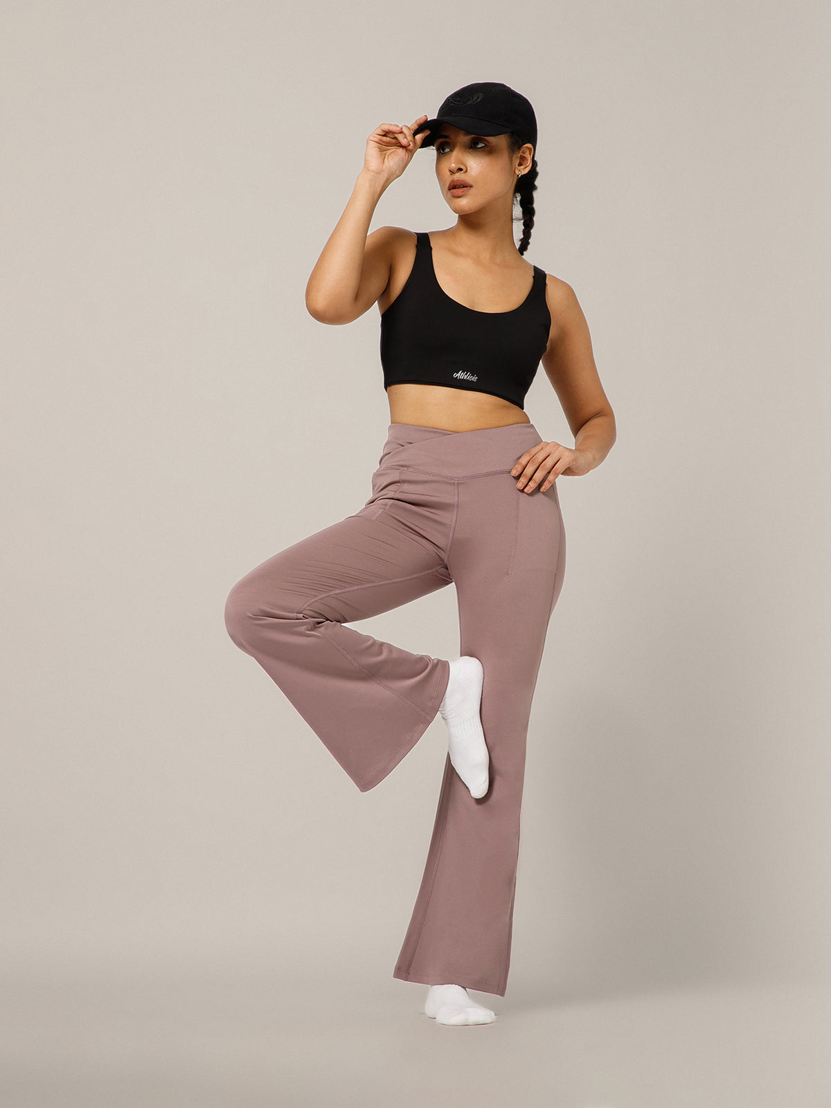 V-Band Go-To Wide Flare Pant Lavender
