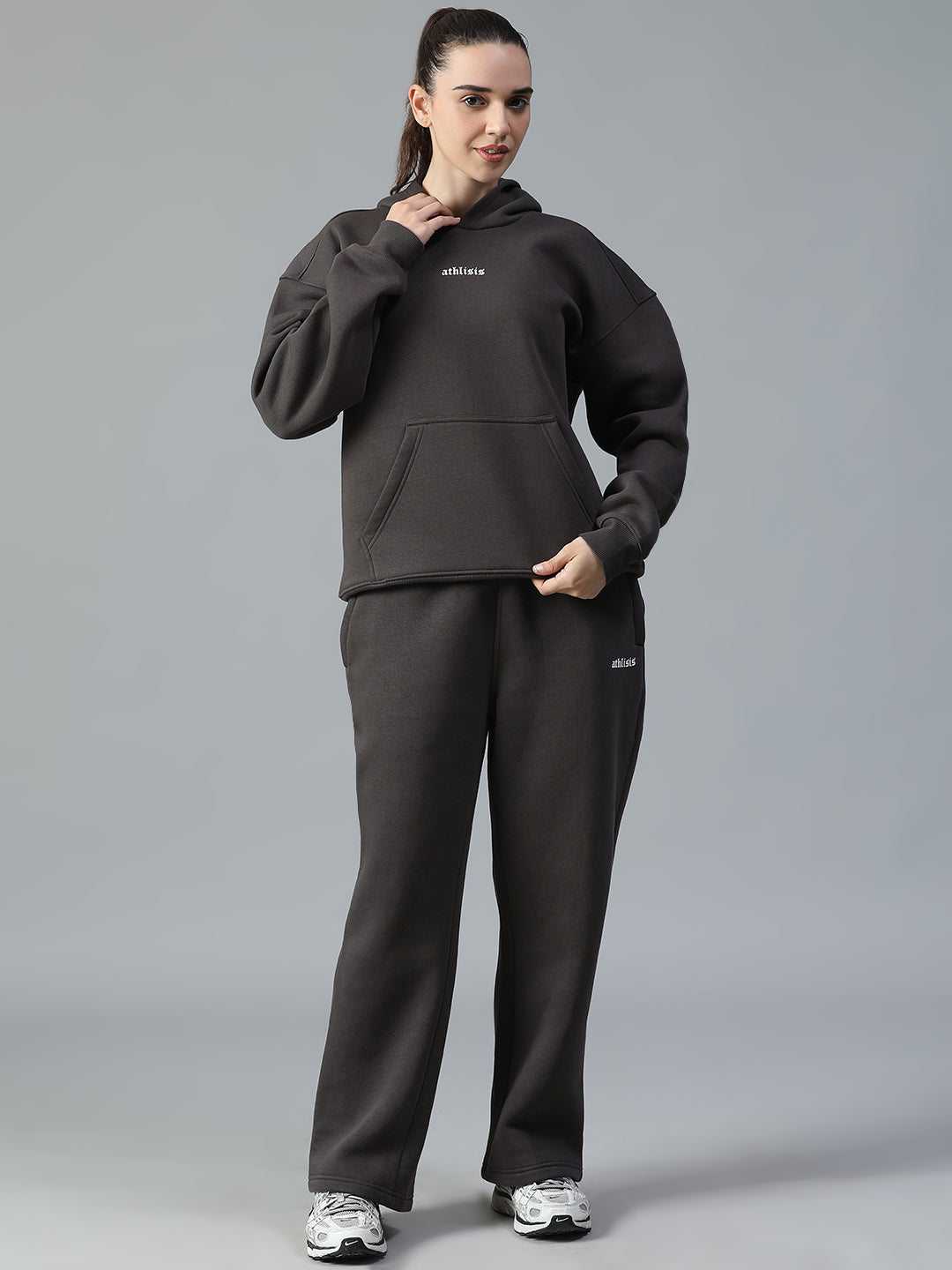 Fleez Oversized Hoodie Grey