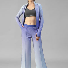 Flow Piping Dual Tone Sweatpants Blue