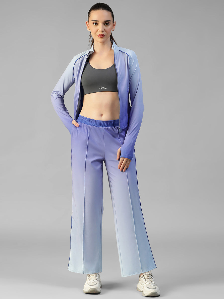Flow Piping Dual Tone Sweatpants Blue