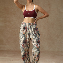 Printed Baggy Heritage Pattern Sweatpants