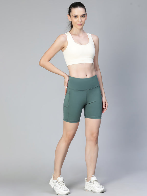 Stealth Active Shorts Forest Green