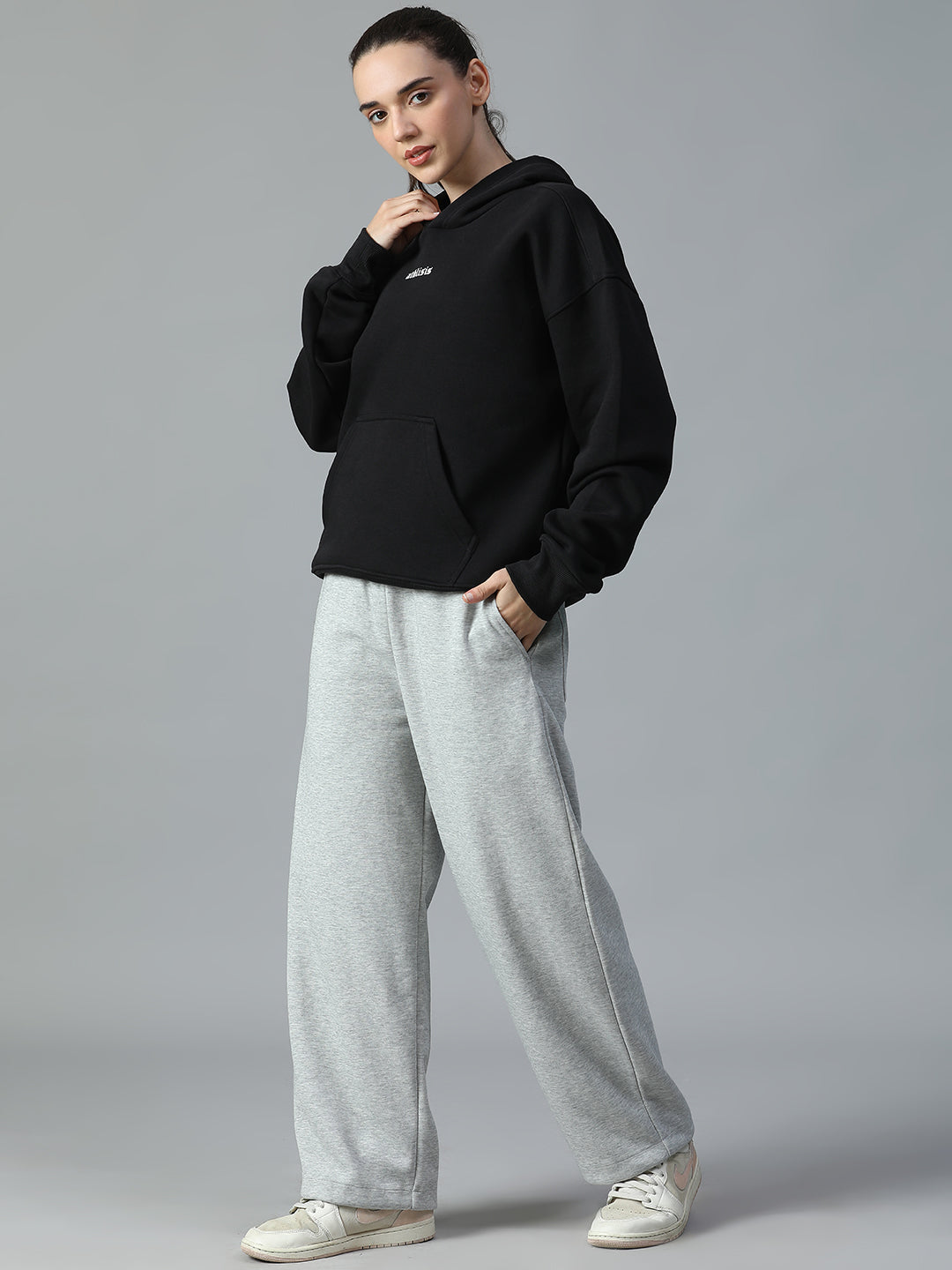 Fleez Oversized Hoodie Black