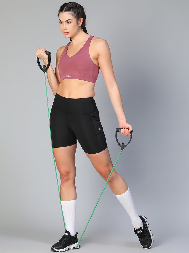 Teardrop Racer Bra Mauve