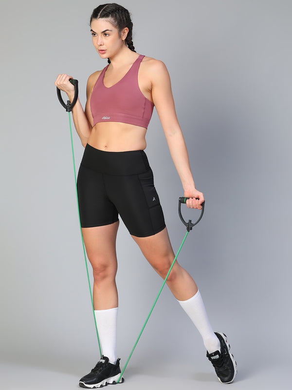 Teardrop Racer Bra Mauve