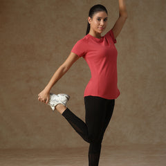 V Panel T-Shirt Pink