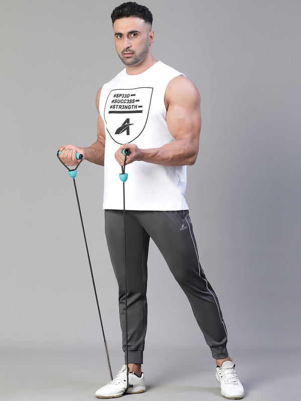 Side Panel Pants Gray