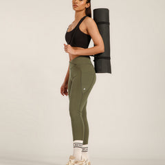 V-Front Legging Olive