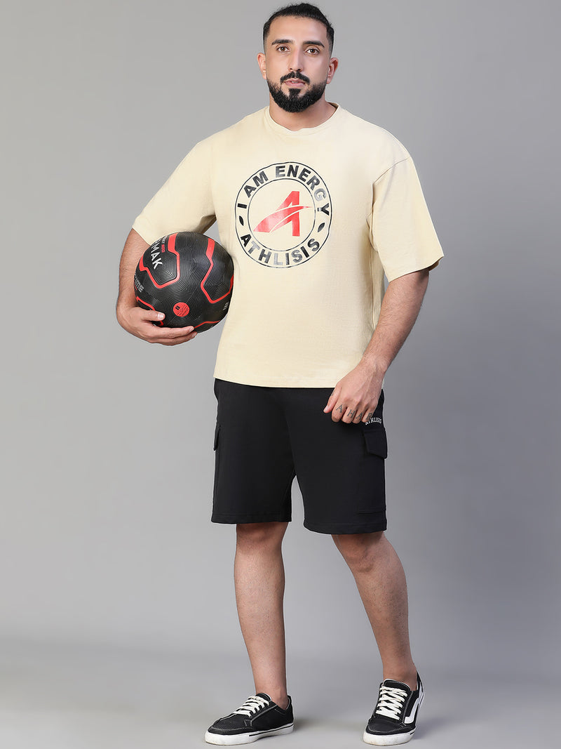 Energy Oversized T-Shirt Beige