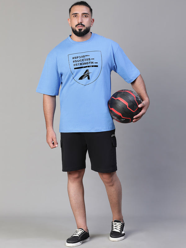 S³ Oversized T-Shirt Blue