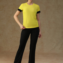 Contrast Tone T-Shirt Yellow
