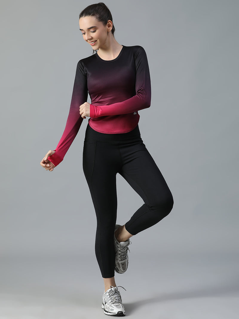 Dual Tone Full Sleeve T-Shirt B&P