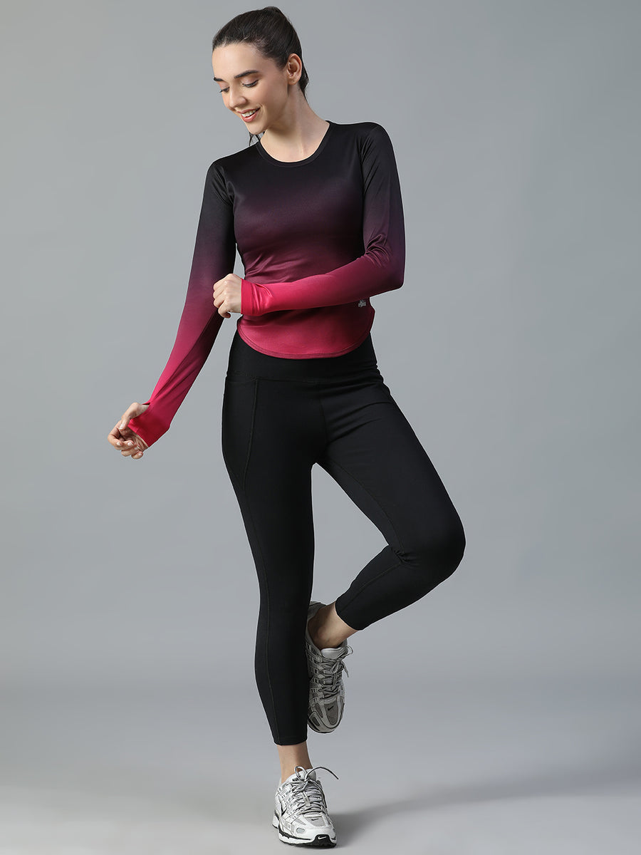 Dual Tone Full Sleeve T-Shirt B&P