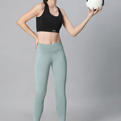 Essential High-Rise Leggings Pista Green