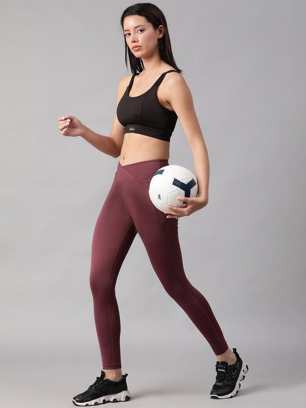 V-Front Legging Mauve