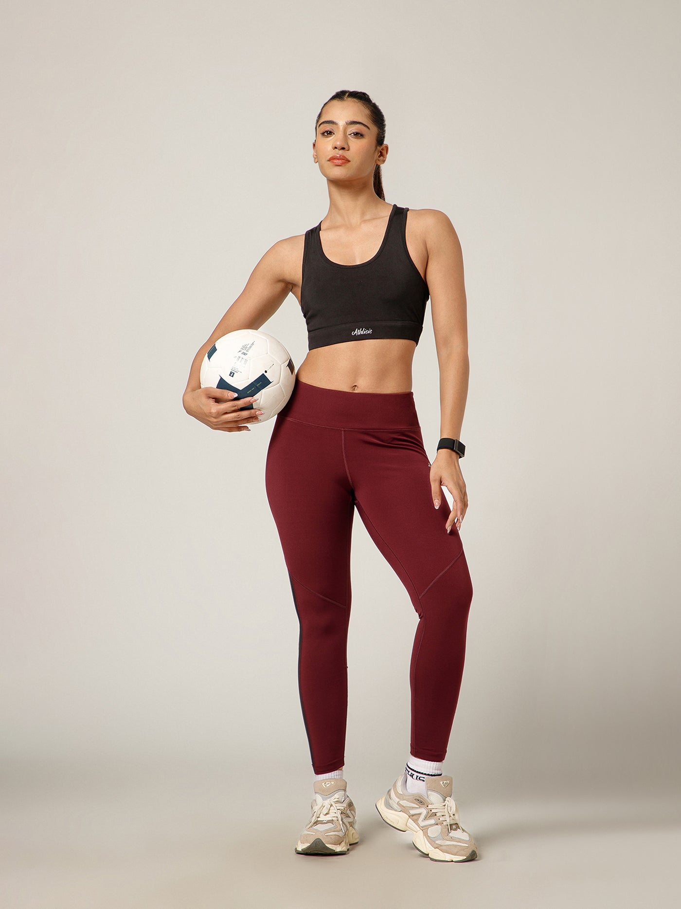 Minimalist Cutout Sports Bra Black