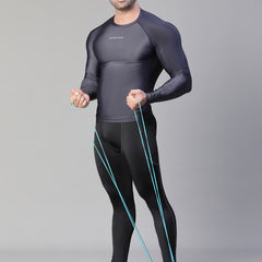 Basic Full Compression T-shirt Gray