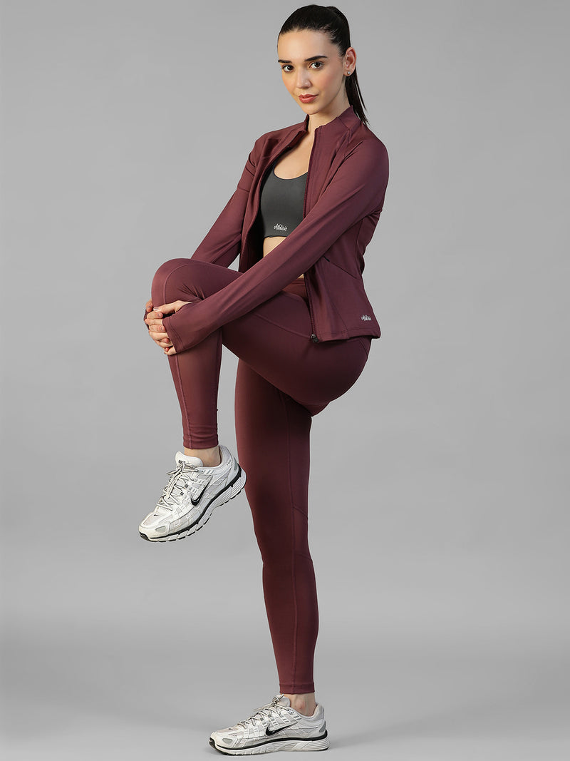 Flex Mesh Legging Mauve