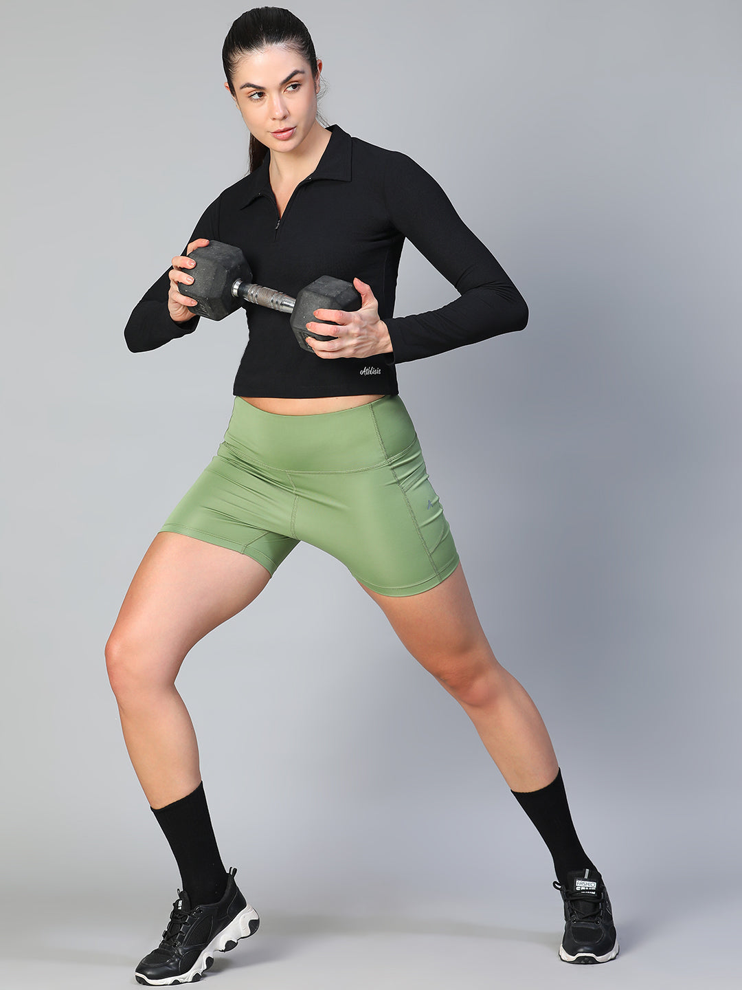 Aura Training Shorts Green