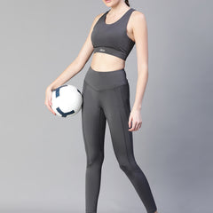 Racerback Contour Sports Bra Dark Gray