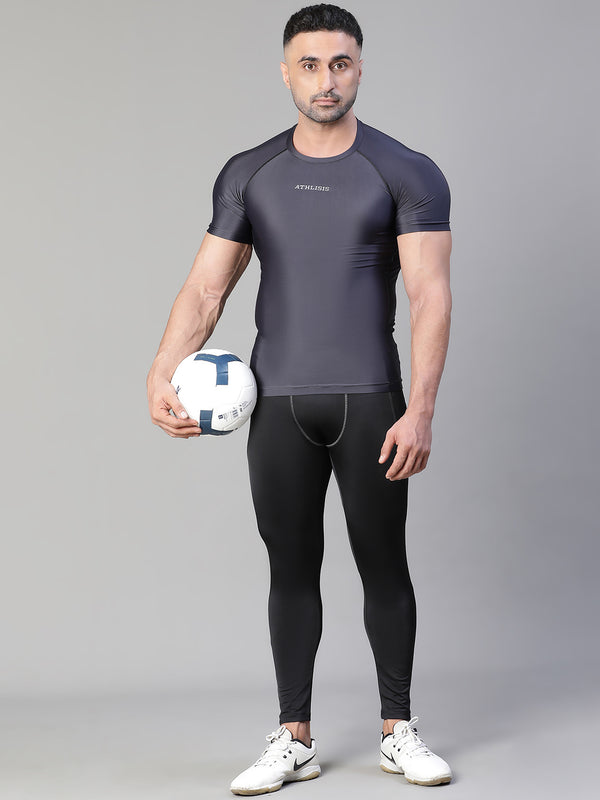 Basic Compression T-shirt Gray