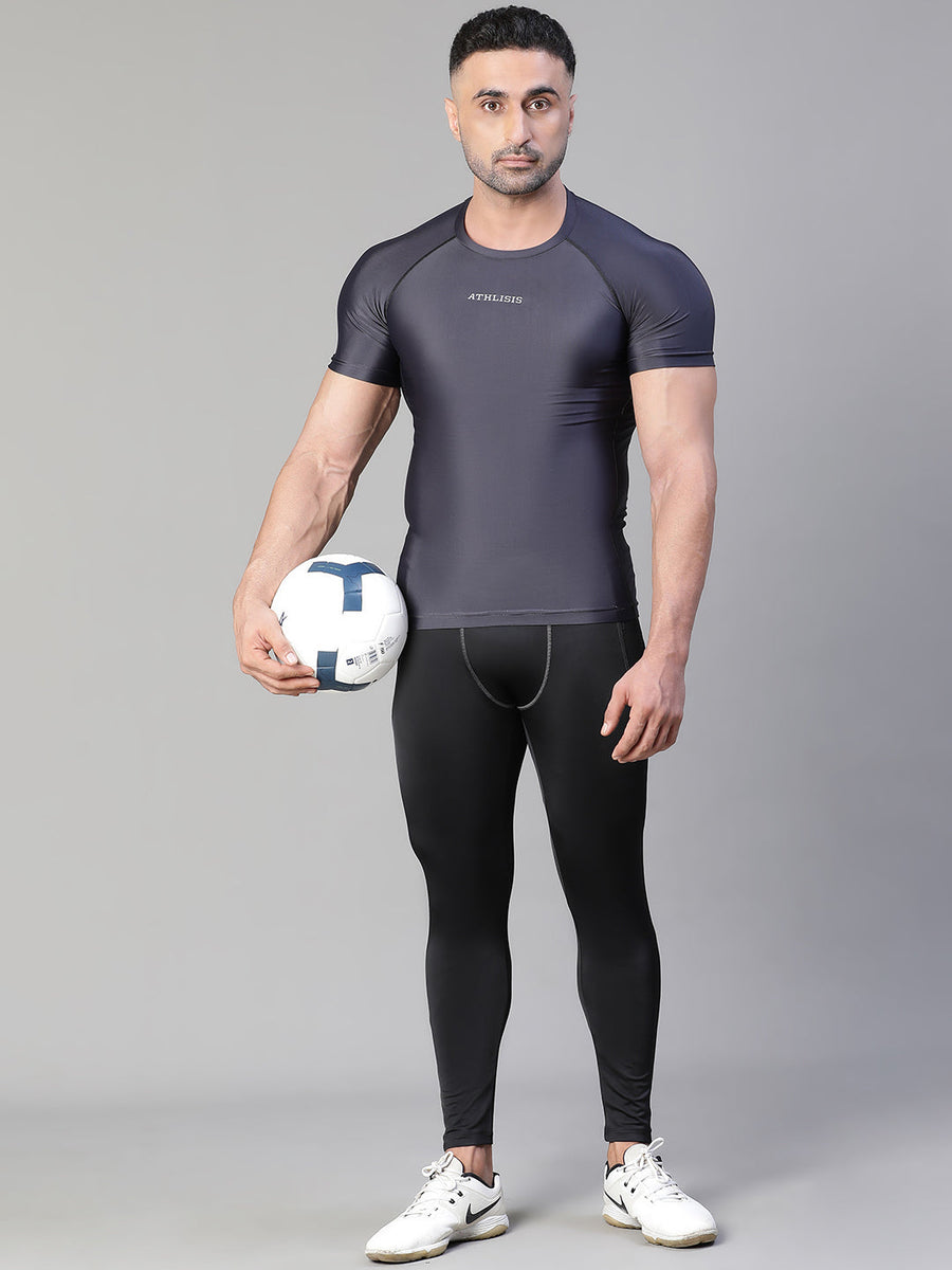 Basic Compression T-shirt Gray Athlisis Sports