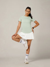 V Panel T-Shirt Mint Sage